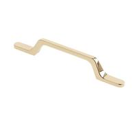 GTV - Flavio - Tirador para muebles - Tiradores para muebles - Distancia entre agujeros 96 mm - Zamak - Latón