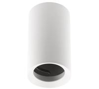 GTV - Foco de superficie Spot empotrado GU10 Redondo Aluminio Blanco Lámpara de techo Iluminación interior Aplique de superficie Downlight Luz moderna para el hogar
