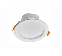 GTV Foco Downlight LED Empotrable TORONTO LD-TOR20W-NB, 20W, 1600 Lúmenes, Índice RA80, Protección IP40, Plafón Redondo para Techo, Diseño Moderno Blanco