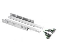 GTV - Guía de suelo con Retarder PRO I L=550 mm I Ajuste 3D I Grosor de la pared: 16-19 mm I Capacidad de carga de hasta 35 kg I Vida útil hasta 60 000 ciclos I Guía sincronizada I 1 par