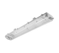 GTV HAGEN - Lámpara para ambientes húmedos (LED, 236, T8, G13, CA 220-240 V, 50/60 Hz, IP65, PC/PC, cableada para LED)