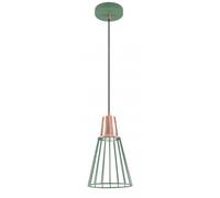 GTV Kaliope lámpara colgante 1x40 W verde-oro OS-KAL-E27-26-DEC