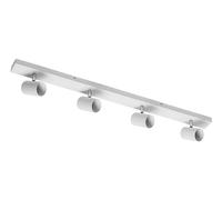 GTV - Lámpara de techo Veneto | Iluminación moderna para oficinas, viviendas y habitaciones | Lámparas de techo | 4 x GU10 | Redondas | Blanco