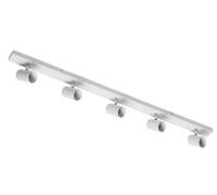 GTV - Lámpara de techo Veneto | Iluminación moderna para oficinas, viviendas y habitaciones | Lámparas de techo | 5 x GU10 | Redondas | Blanco