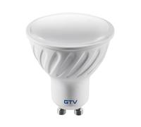 GTV Lámpara LED foco GU10 6400K luz fría, brillante - sin parpadeo, duradera - para iluminación interior en casa y oficina