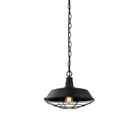 GTV Lars lámpara colgante 1x40 W negro OS-LARS2-10-DEC