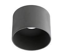 GTV lighting Lámpara de techo Savura de aluminio, 120 x 85, IP20, ES111, GU10, redonda, color negro