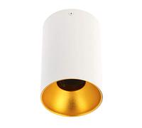 GTV lighting Lámpara de techo TENSA de aluminio, 96 x 140, IP20, GU10, cuadrada, color blanco
