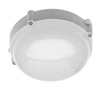 GTV lighting LUXIA - Lámpara LED de pared o techo (10 W, 700 lm, IP65, CA 220-240 V, 50/60 Hz, ángulo de haz 220*, redonda)