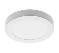 GTV lighting Samba - Lámpara LED (7 W, 500 lm, CA 175-250 V, 50/60 Hz, PF>0,5, RA>80, IP40, 120°, 4000 K, redonda, 2 en 1)