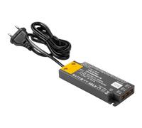 GTV LIGHTING Transformador LED EASY CLICK SLIM 12V 9W - Fuente de alimentación LED, entrada 220-240V AC, IP20, conector Mini-AMP, cable 1,5m