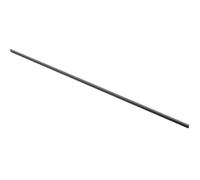 GTV long PILLAR- Tirador de muebles de aluminio negro mate delgado y elegante para muebles altos, versátil, 1200 x 18,5 x 10,7 mm, con tornillos, moderno y funcional