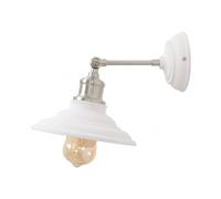 GTV Loret lámpara de pared 1x40 W blanco OS-LOR-E27-00-DEC