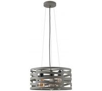 GTV Marisa lámpara colgante 3x40 W gris/gris ceniza OS-MAR-E27-15-DEC