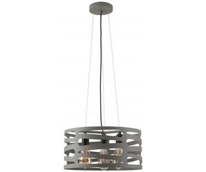 GTV Marisa lámpara colgante 3x40 W gris/gris ceniza OS-MAR-E27-15-DEC