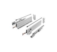 GTV - Modern Box Cajón, Cierre Silencioso, Carga hasta 40 kg, Instalación Sencilla, Sistema de Cajones, Sincronización del Recorrido de las Guías