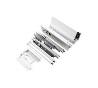 GTV - Modern Box Cajón, Cierre Silencioso, Carga hasta 40 kg, Instalación Sencilla, Sistema de Cajones, Sincronización del Recorrido de las Guías