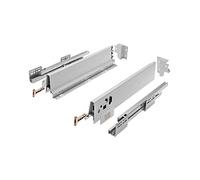 GTV - Modern Box Cajón, Cierre Silencioso, Carga hasta 40 kg, Instalación Sencilla, Sistema de Cajones, Sincronización del Recorrido de las Guías