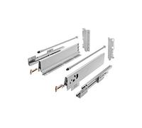 GTV - Modern Box Cajón, Cierre Silencioso, Carga hasta 40 kg, Instalación Sencilla, Sistema de Cajones, Sincronización del Recorrido de las Guías