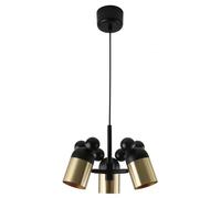 GTV Mouse lámpara colgante 3x25 W negro-oro OS-MOUS-11-DEC
