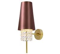 GTV Nesto lámpara de pared 1x40 W oro-marrón OS-NES2-42-DEC