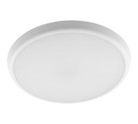 GTV Plafón LED con Sensor de Movimiento Microondas OSAKA, Regulable, Protección IP65, 16W 1450lm, 4000K Luz Neutra, Blanco, para Techo o Pared