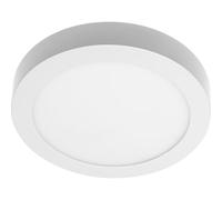 GTV Plafón LED de Superficie ORIS PLUS, Luz Cálida 3000K, Diseño Moderno Redondo, 19W, 1520lm, Lámpara de Techo para Salón, Cocina u Oficina, Blanco