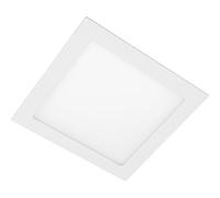 GTV Plafón LED Empotrable Cuadrado MATIS PLUS, 19W, 1520lm, 4000K Luz Neutra, IP44, Ángulo 120, Downlight para Techo de Baño y Cocina, Blanco