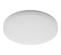 GTV Plafón LED Redondo BESA, 24W 2400lm, Luz Cálida 3000K, IP54 para Interior y Exterior, IK10 Antigolpes, Lámpara de Techo o Pared, Color Blanco