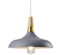 GTV Skandi lámpara colgante 1x40 W gris/gris ceniza OS-SKAN1-15-DEC