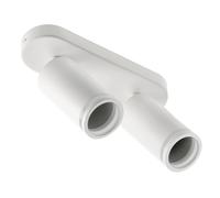 GTV Solis lámpara de techo 2x50 W blanco OS-SOL-2GU10-00