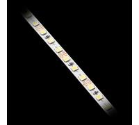 GTV Tira LED 5m Rollo Flash 2835, 600 LEDs 120/m, Regulable, 10W/m, 12V DC, 5mm de Ancho, cortable cada 5cm, Banda de Luz Muebles Cocina, Blanco Neutro 4000K