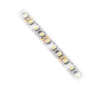 GTV Tira LED de 2 m Flash 3528, 120 ledes, autoadhesiva, regulable, 9,6 Wm, 12 V CC, banda de luz con cable de 2 m y conector Mini AMP, blanco frío 6500 K, IP20