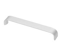 GTV Tirador de Mueble 347, Asa para Armario y Cajón, Distancia 192 mm, Longitud 200 mm, de Aluminio con Acabado Anodizado, Diseño Moderno, Color Aluminio