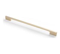 GTV Tirador de mueble EXTEND - Tirador de barra aluminio 350 mm, tirador de cocina tirador de armario Oro Claro cepillado, distancia entre ejes 320 mm, tirador de cajón moderno