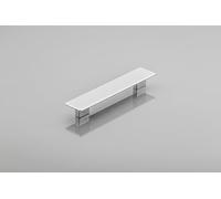 GTV Tirador de Mueble UZ-870, Diseño Moderno Rectangular, Longitud 78 mm, Distancia entre Ejes 32 mm, Fabricado en ZnAl, Acabado Cromo Pulido para Armarios y Cajones