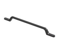 GTV - Tirador FLAVIO - Tiradores para muebles - Distancia entre orificios 160 mm - Zamak - Negro mate