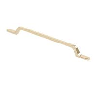 GTV - Tirador FLAVIO - Tiradores para muebles - Distancia entre orificios 192 mm - Zamak - Latón