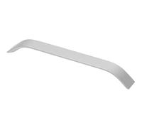 GTV Tirador para Mueble 337, Asa de Armario Diseño Moderno en Arco, Distancia entre Ejes 224 mm, Longitud 244 mm, Fabricado en Aluminio Anodizado, Color Plata