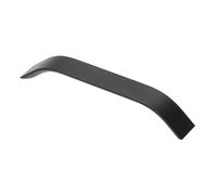 GTV Tirador para Mueble Modelo 337, Diseño Moderno Curvado, Distancia entre Ejes 256 mm, Longitud 275 mm, Fabricado en Aluminio Anodizado, Color Negro Mate