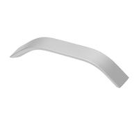 GTV Tirador para Muebles 337, Diseño Moderno en Arco, Distancia entre Ejes 128 mm, Longitud 146 mm, de Aluminio Anodizado, para Armarios y Cajones, Color Plata