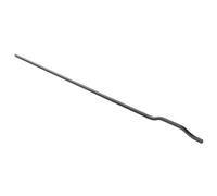 GTV - Tirador para muebles GRAVEL - Tiradores para muebles - Largo 120 cm - de aluminio - Negro mate