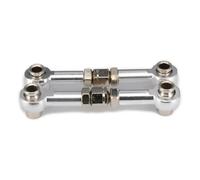 GTVNPOA para HSP Varillas De Dirección con Varillaje De Servo Ajustable Brazos Rosca M3 Orificio De 3 Mm Longitud De 48-60 Mm Piezas Y Accesorios para Coche RC Reemplazo RC Barra Dirección(Silver)