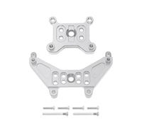 GTVNPOA Piezas Coche Teledirigido para MJX para Hyper GO 14301 14302 14303 1/14 Piezas Fijación Pilar Carcasa Frontal Metal Automóvil RC Accesorios Actualizaciones Y Reemplazos(Silver)