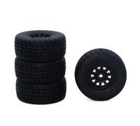 GTVNPOA RC Coche Goma Ruedas Compatible con Arrma para Mojave para Grom 1/14 RC Actualización De Coche Piezas De Repuesto Accesorios Neumáticos De 65mm Ara550116 con Hexagonal De 12mm(Black)