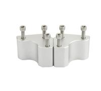 GTVRFLOKI Compatible con para GTR1400 2008 2009 2010 2010 2012 2013 2014 2015 2016 2017 2018 2019 Accesorios De Asaltantes De Manillar Elevadores Manillar Moto(Silver)