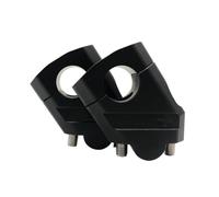 GTVRFLOKI Compatible con R1200GS para F850GS Elevador De Manillar Abrazaderas De Montaje para Elevador De Manillar De Motocicleta, Accesorios Adaptadores Elevadores Manillar Moto(28mm Black)