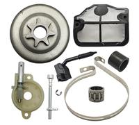 GTWSQQ Kit de banda de freno del tensor de cadena de la bomba de aceite del tambor del embrague for H=USQVARNA 142 141 137 136 36 41 Motosierra de gasolina Motosierras Repuestos