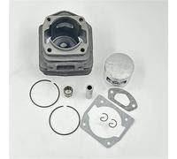 GTWSQQ Pistón de cilindro simple doble de 43 mm, 45 mm y 45,2 mm for motosierras de gasolina chinas de 4500, 5200, 5800, 45 cc, 52 cc y 58 cc.(4500 43mm Single)