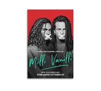 GTYATEN Milli Vanilli - Póster de pared en lienzo estético con música y películas, pintura decorativa para sala de estar, dormitorio, 20 x 30 cm, estilo sin marco